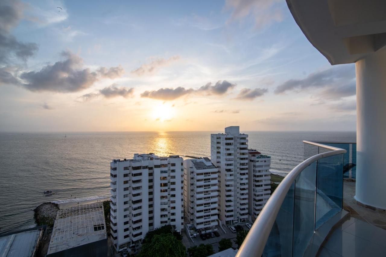 Apartamento Unik Cartagena Edificio Poseidon Bagian luar foto