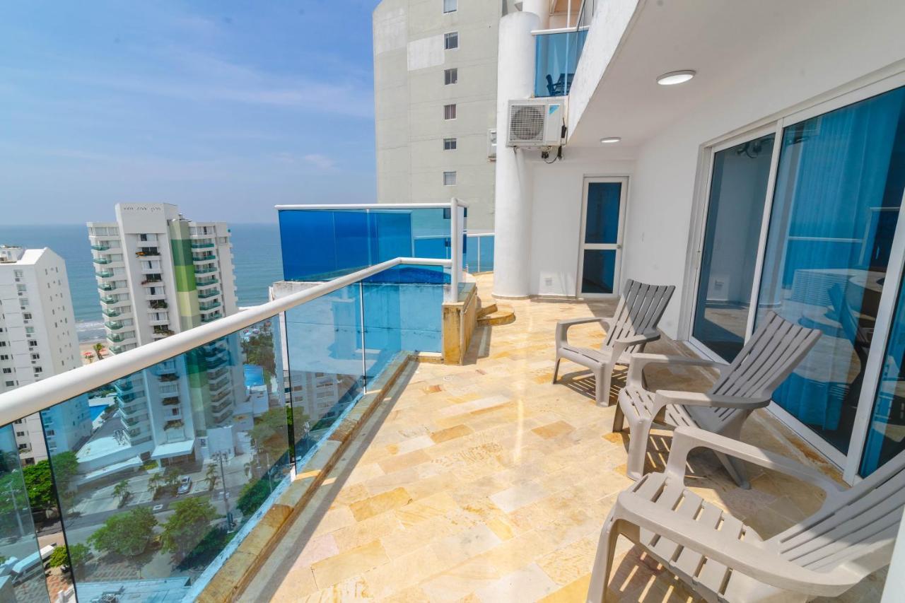Apartamento Unik Cartagena Edificio Poseidon Bagian luar foto
