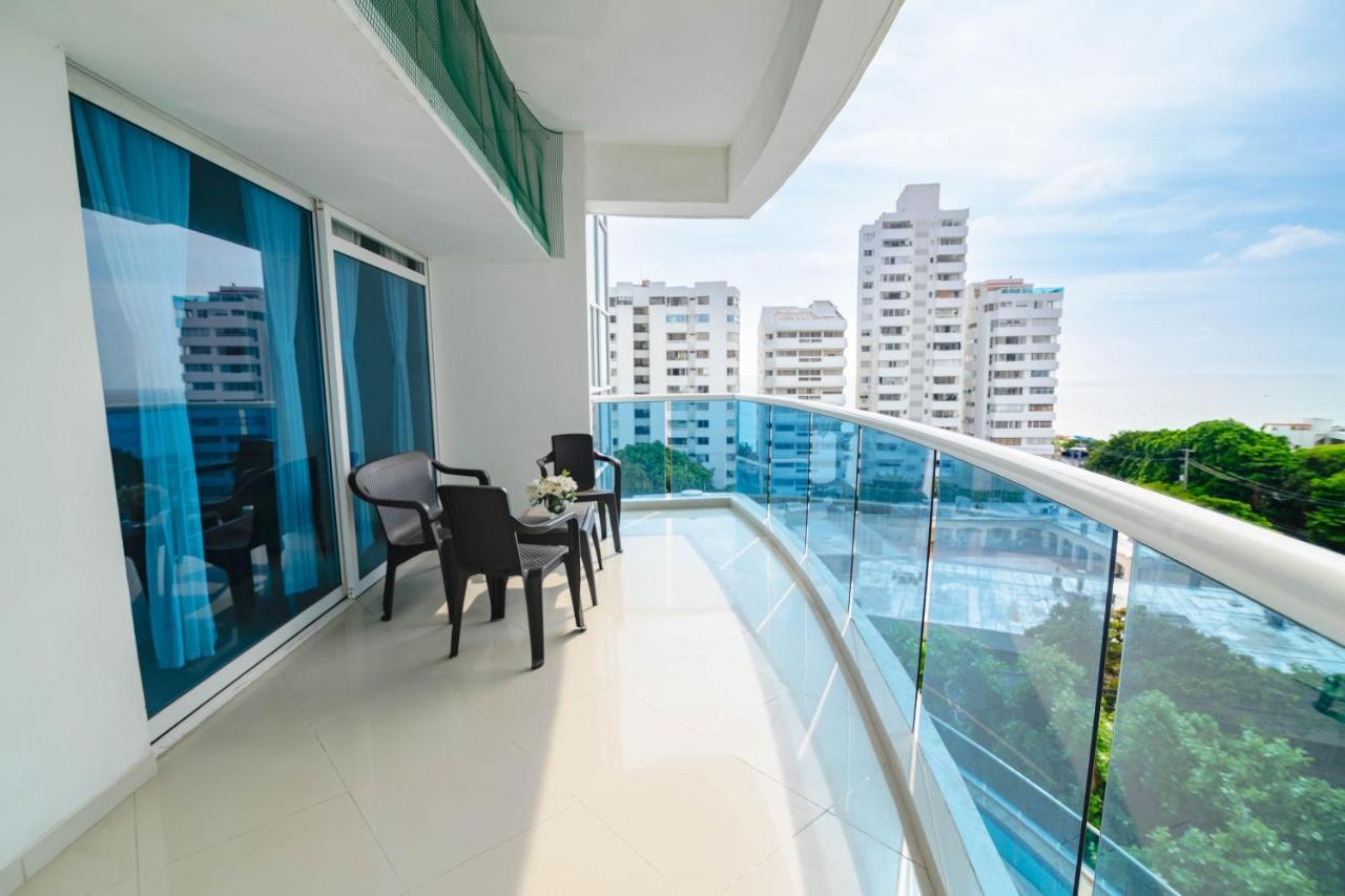 Apartamento Unik Cartagena Edificio Poseidon Bagian luar foto
