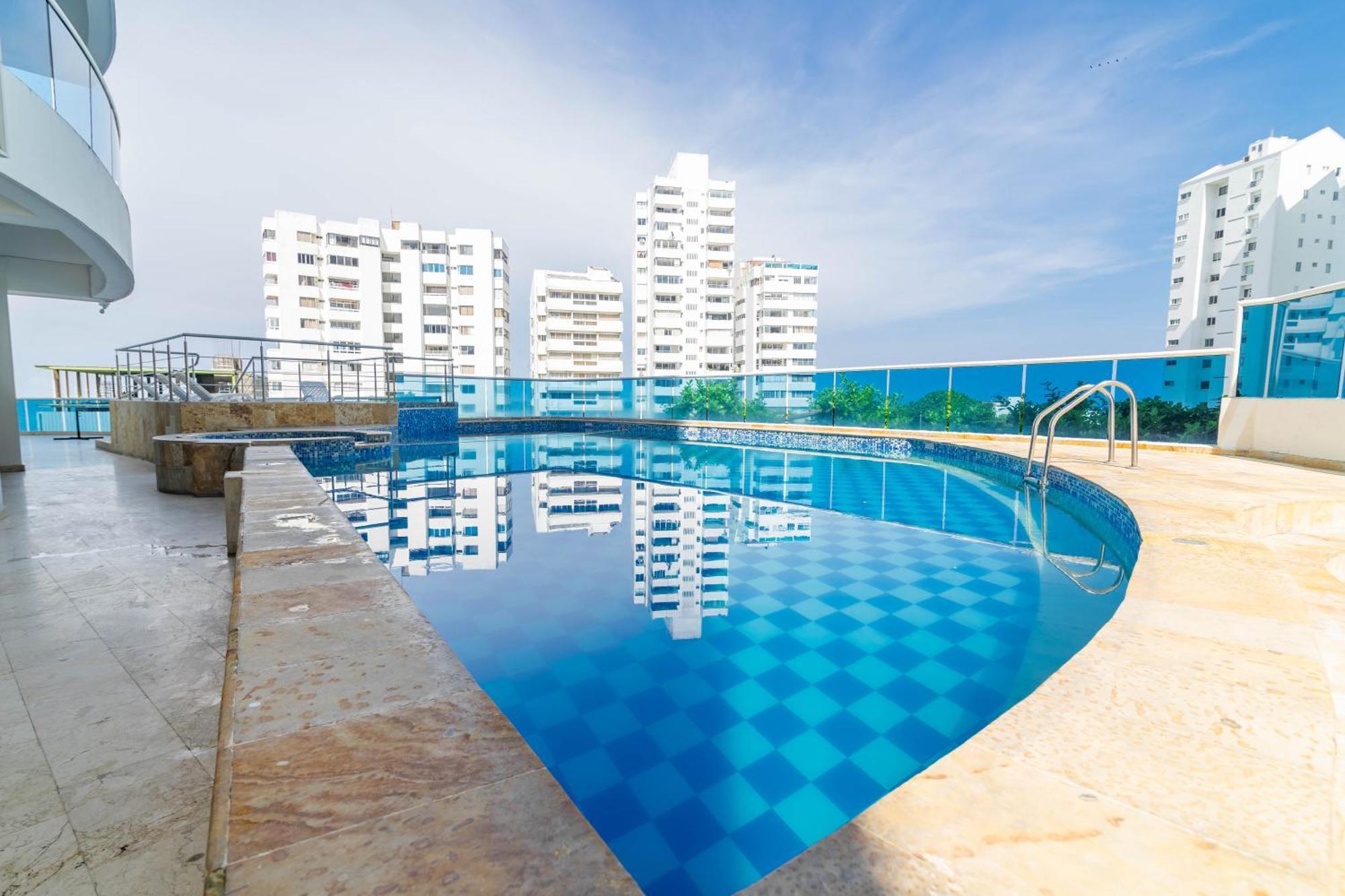 Apartamento Unik Cartagena Edificio Poseidon Bagian luar foto