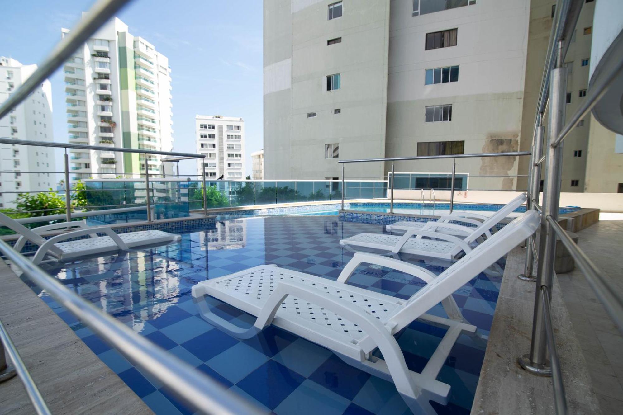 Apartamento Unik Cartagena Edificio Poseidon Bagian luar foto