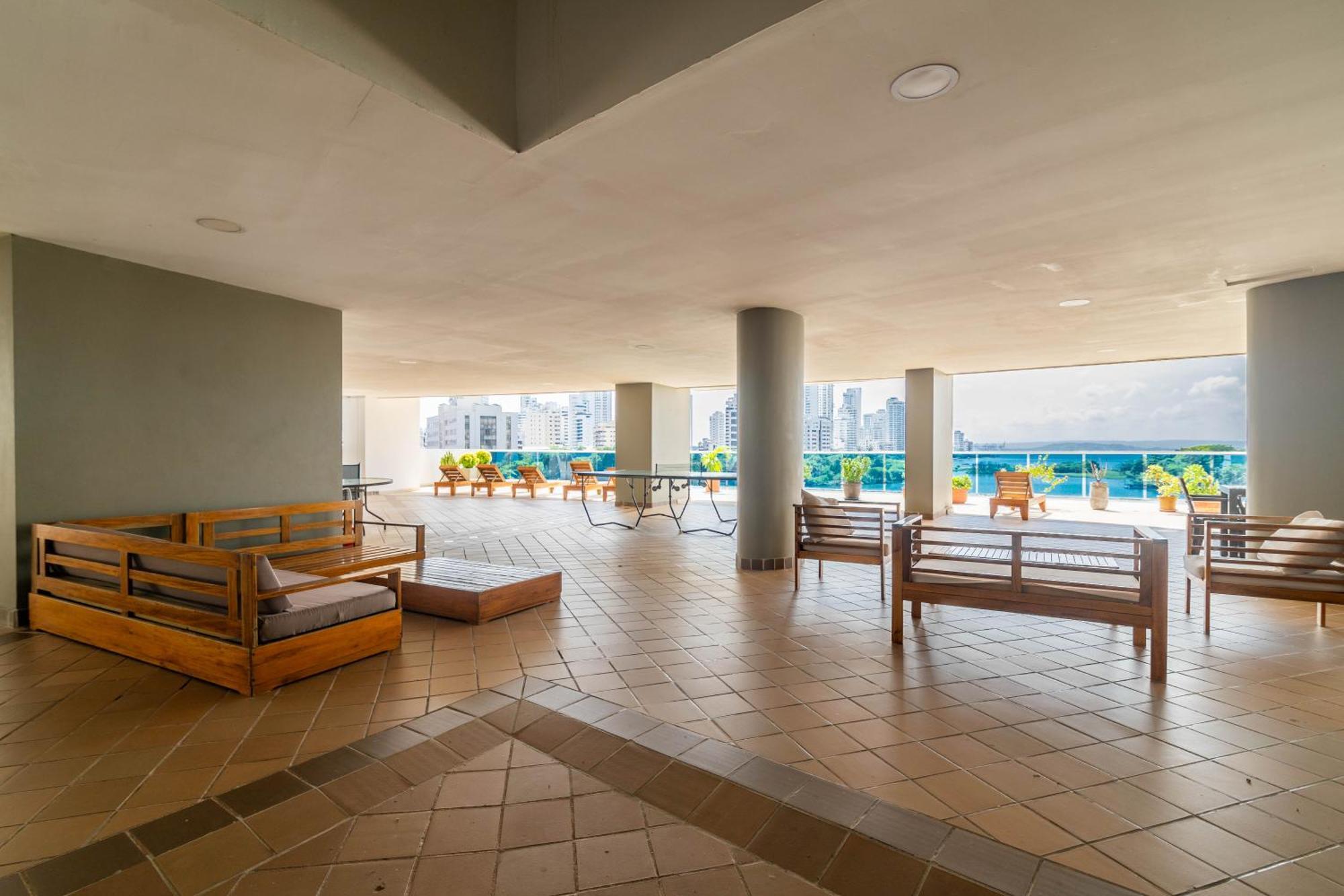 Apartamento Unik Cartagena Edificio Poseidon Bagian luar foto