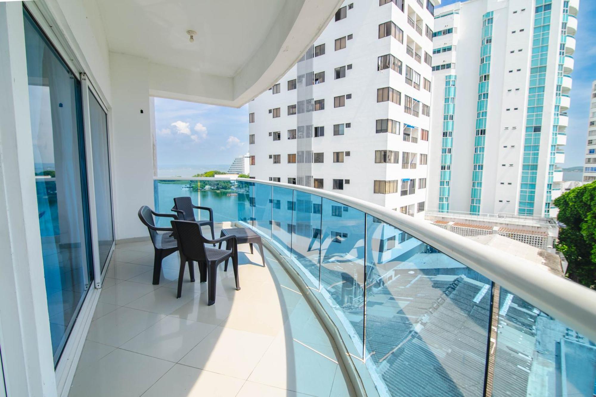 Apartamento Unik Cartagena Edificio Poseidon Bagian luar foto