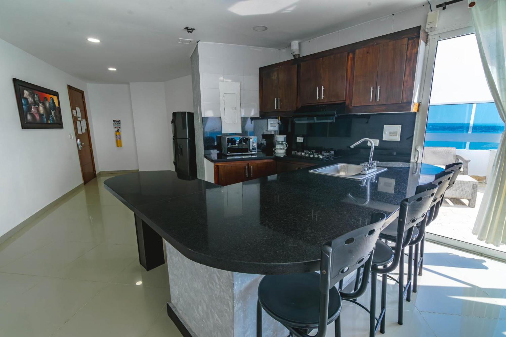 Apartamento Unik Cartagena Edificio Poseidon Bagian luar foto