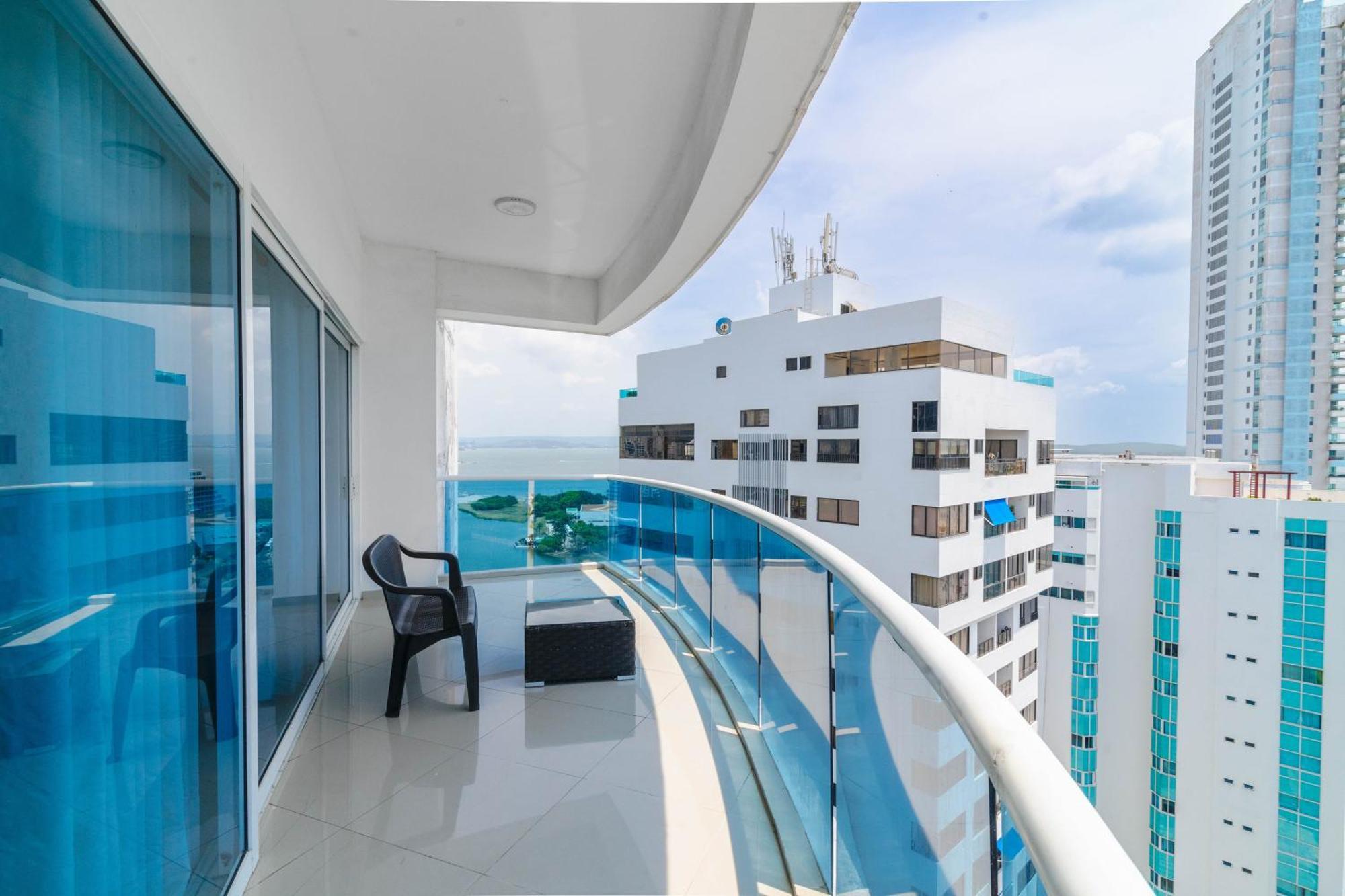 Apartamento Unik Cartagena Edificio Poseidon Bagian luar foto